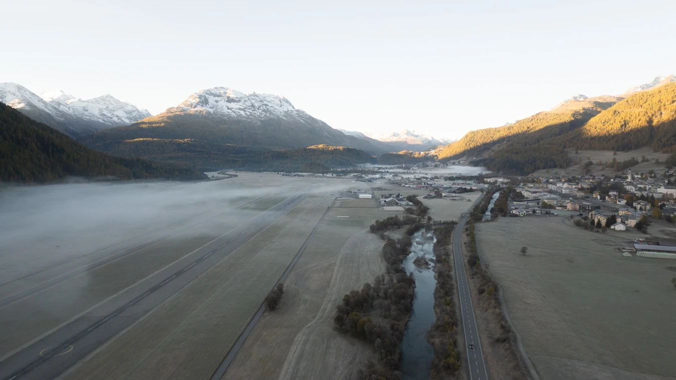 früh Morgens im Engadin