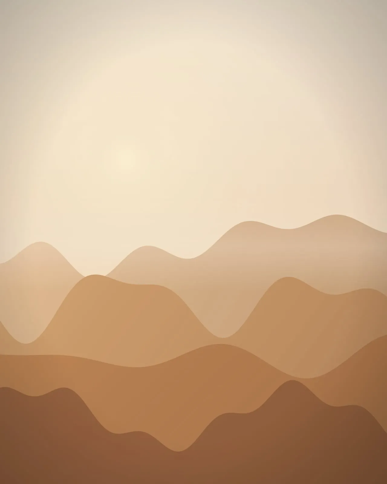 Abendwellen, Erg Chebbi
